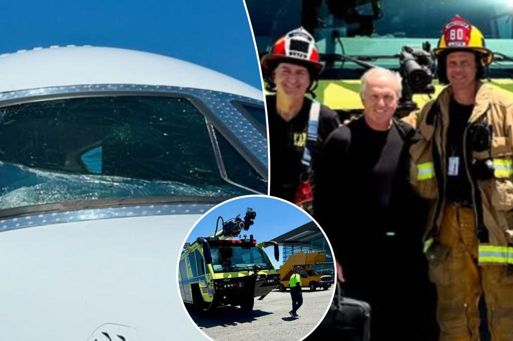Greg Norman's Terrifying Flight: Windscreen Shatters