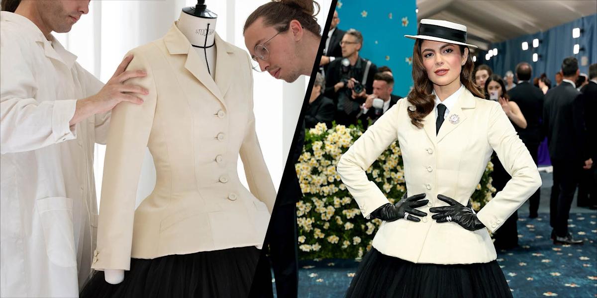 Monica Barbaro's Stunning 1947 Dior Met Gala Look