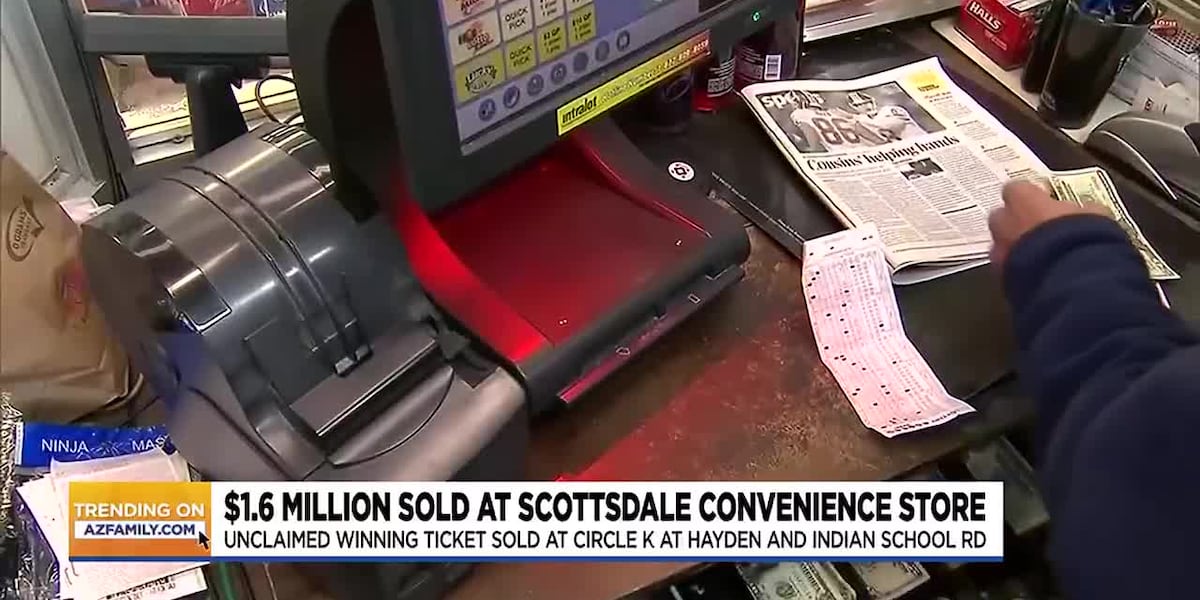 Scottsdale Lottery Winner: $1.6 Million Jackpot
