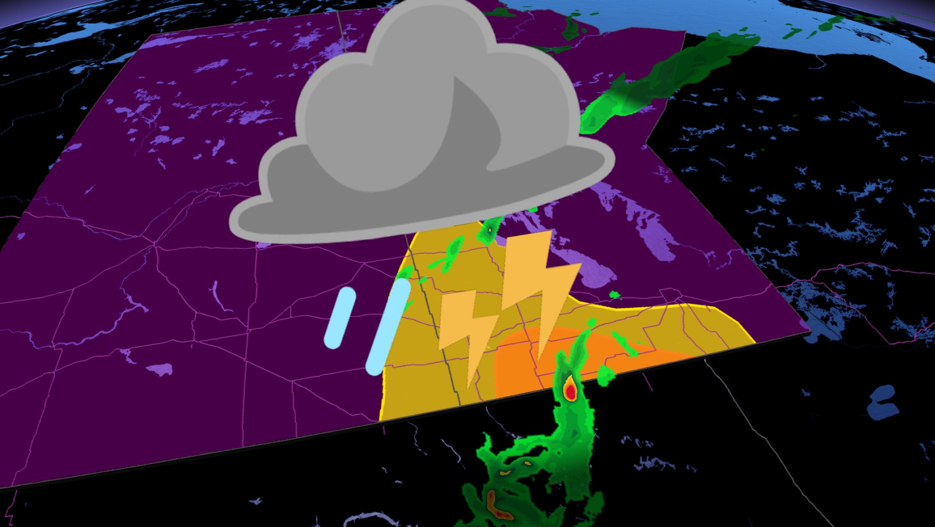 Storm Risk Monday: 30-Degree Temperature Swing
